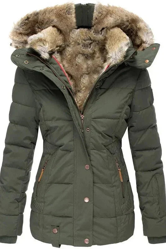 Brenda | Timeless Slim Fit Hooded Winter Puffer Jacket
