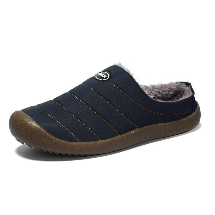 Brian | Stylish Quilted Slip-On Mens Slippers