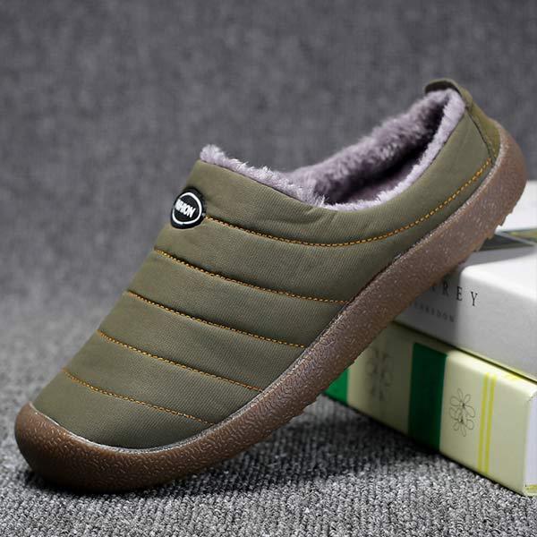 Brian | Stylish Quilted Slip-On Mens Slippers
