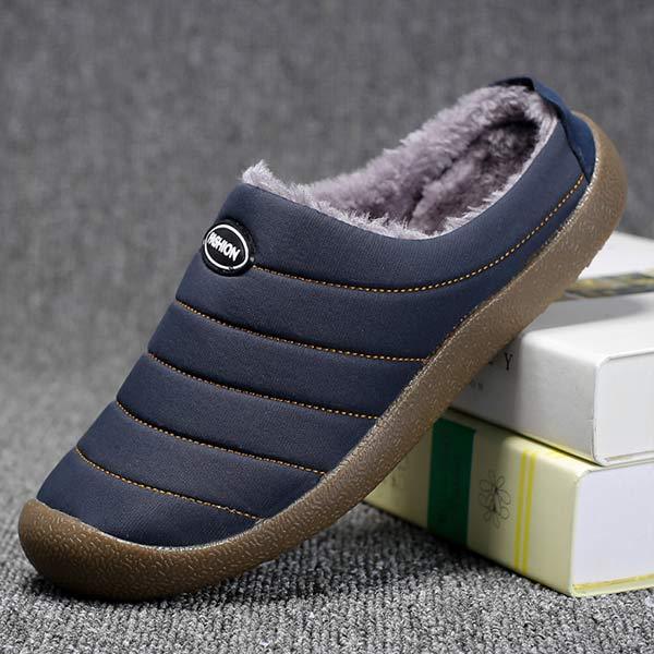 Brian | Stylish Quilted Slip-On Mens Slippers