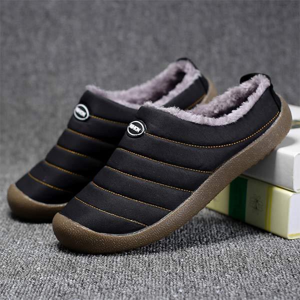 Brian | Stylish Quilted Slip-On Mens Slippers