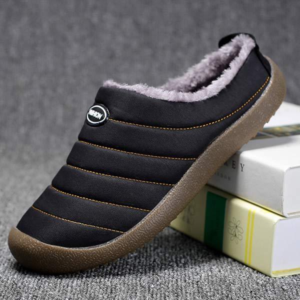 Brian | Stylish Quilted Slip-On Mens Slippers