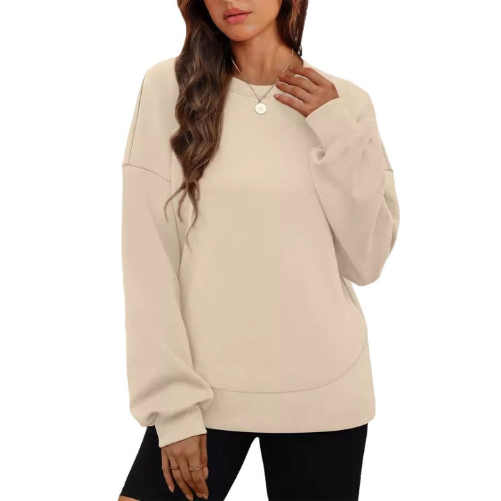 Brittany | Chic Oversized Sweatshirt with Dropped Shoulders and Crew Neck