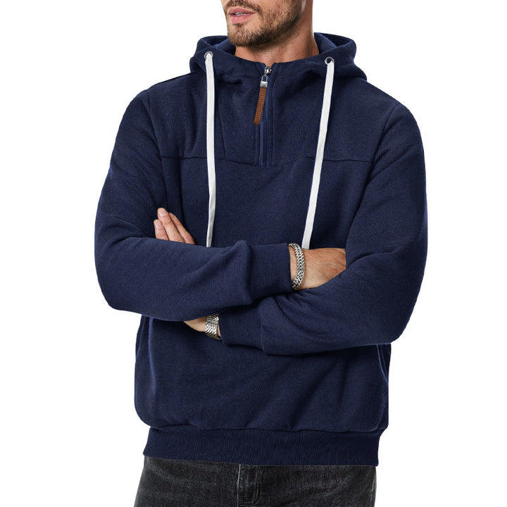 Bruce | Relaxed Fit Half-Zip Pullover Mens Hoodies