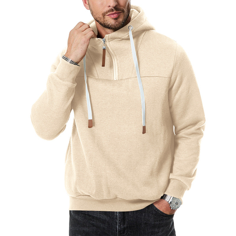 Bruce | Relaxed Fit Half-Zip Pullover Mens Hoodies