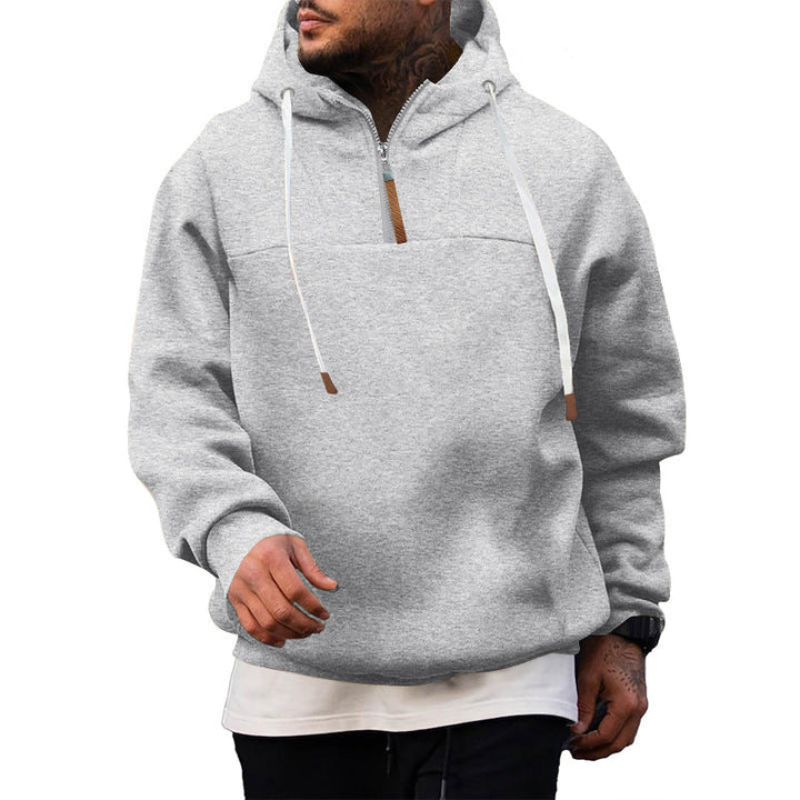 Bruce | Relaxed Fit Half-Zip Pullover Mens Hoodies