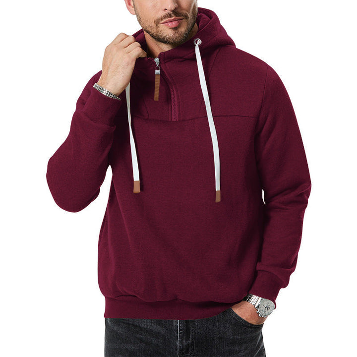 Bruce | Relaxed Fit Half-Zip Pullover Mens Hoodies