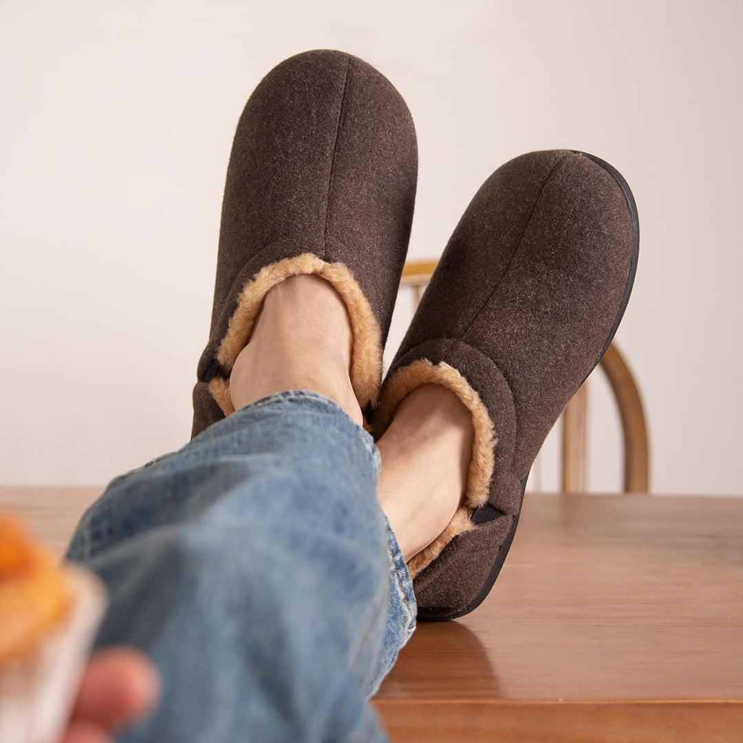 Bryan | Plush-Lined Winter Slip-On Mens Slippers