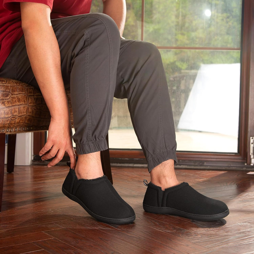 Bryan | Plush-Lined Winter Slip-On Mens Slippers