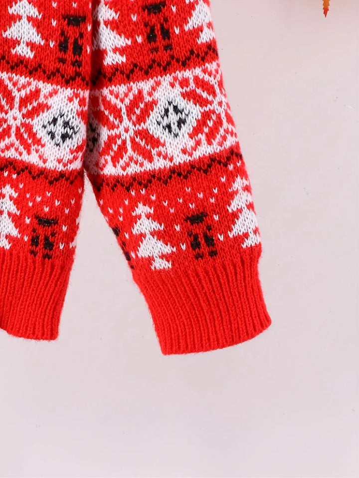 Caleb | Fair Isle Crewneck Mens Christmas Sweater