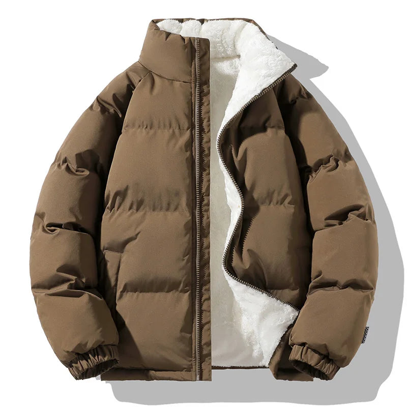 Carl | Effortless Quilted Puffer Jacket with Sherpa Lining