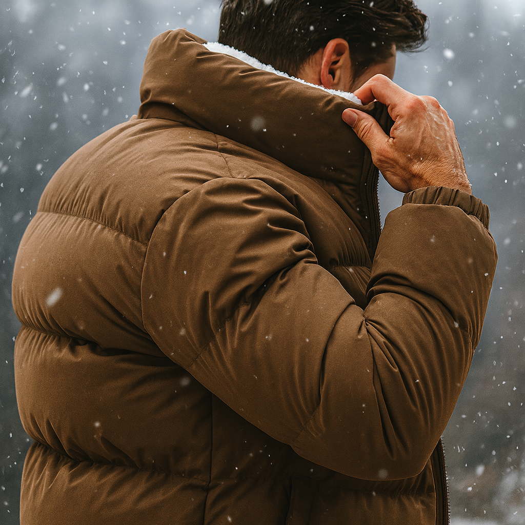 Carl | Effortless Quilted Puffer Jacket with Sherpa Lining