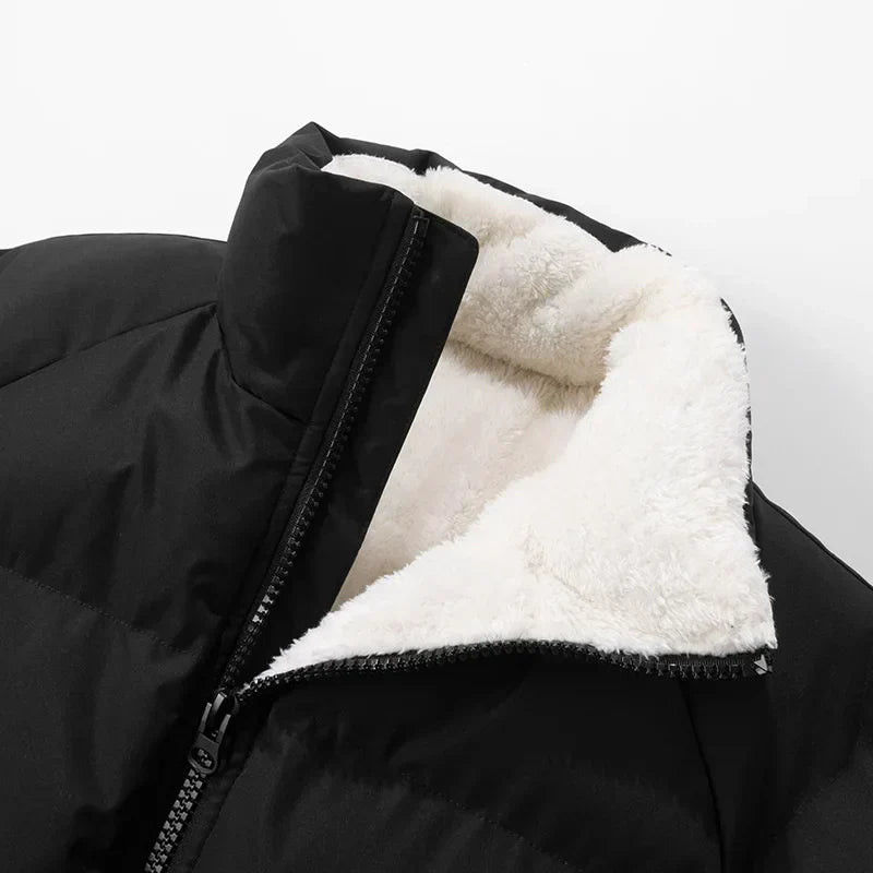 Carl | Effortless Quilted Puffer Jacket with Sherpa Lining