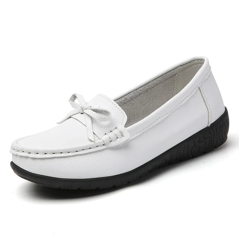 Charlotte | Refined Bow Slip-On Supportive Walking Shoes