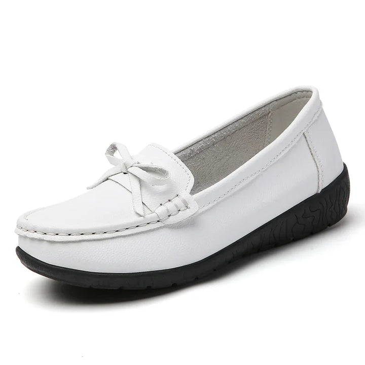 Charlotte | Refined Bow Slip-On Supportive Walking Shoes