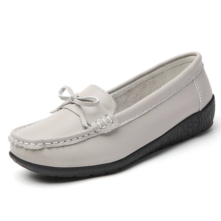 Charlotte | Refined Bow Slip-On Supportive Walking Shoes