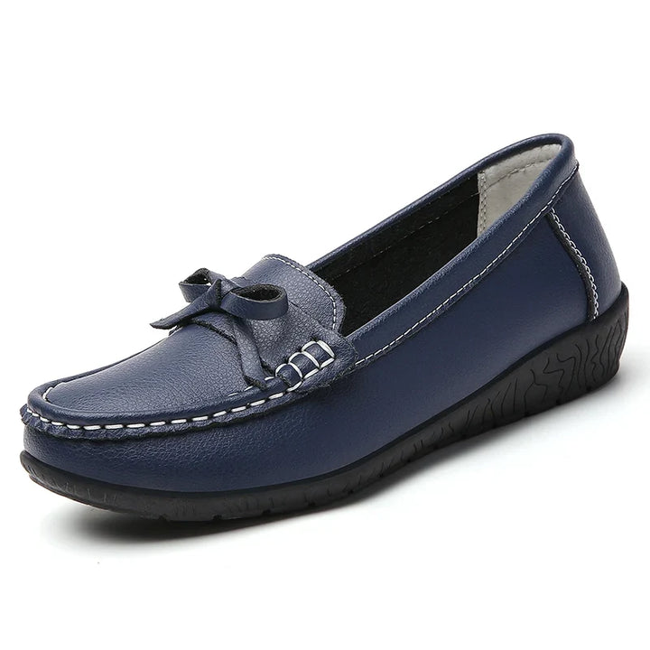 Charlotte | Refined Bow Slip-On Supportive Walking Shoes