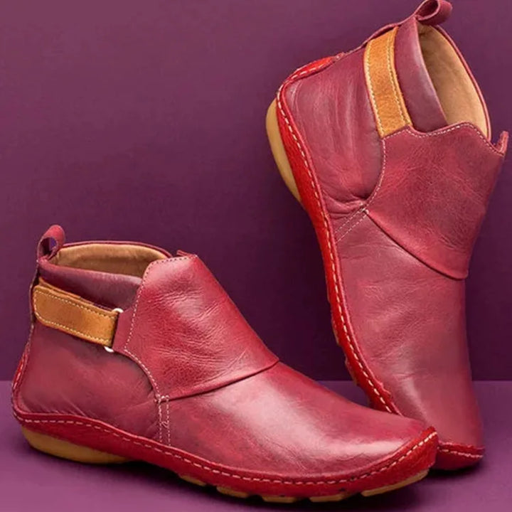 Charlotte | Refined Hand-Stitched Ankle Rain Boots
