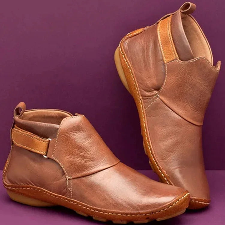 Charlotte | Refined Hand-Stitched Ankle Rain Boots