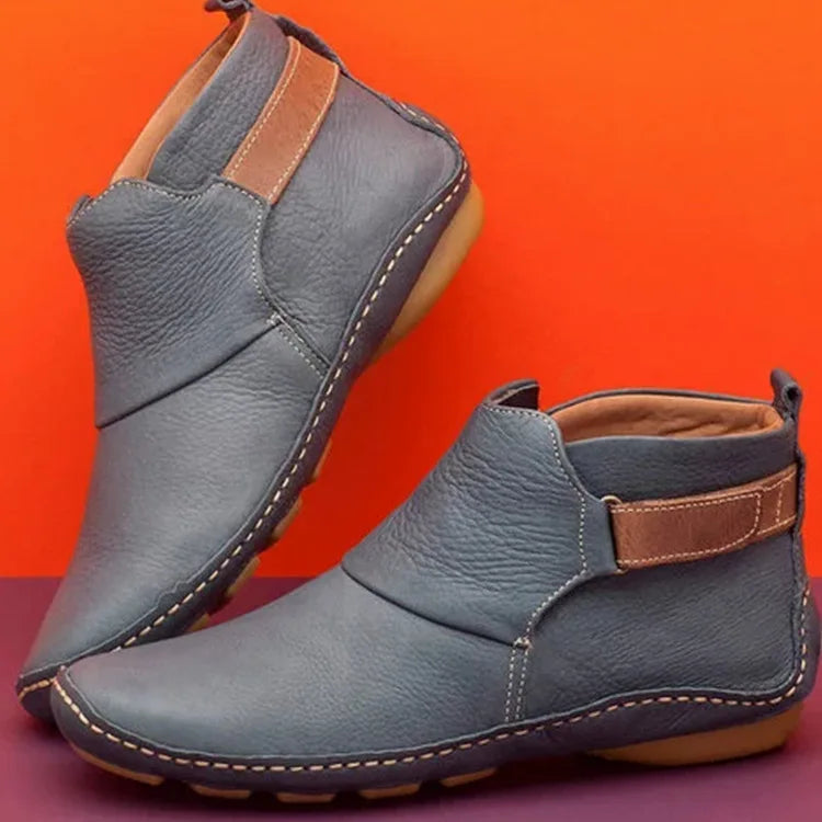 Charlotte | Refined Hand-Stitched Ankle Rain Boots