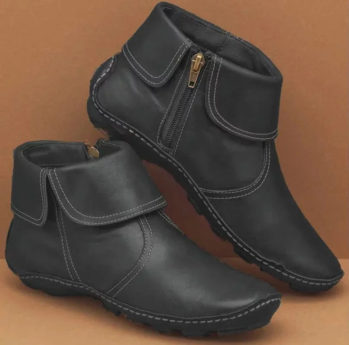 Charlotte | Refined Hand-Stitched Ankle Rain Boots