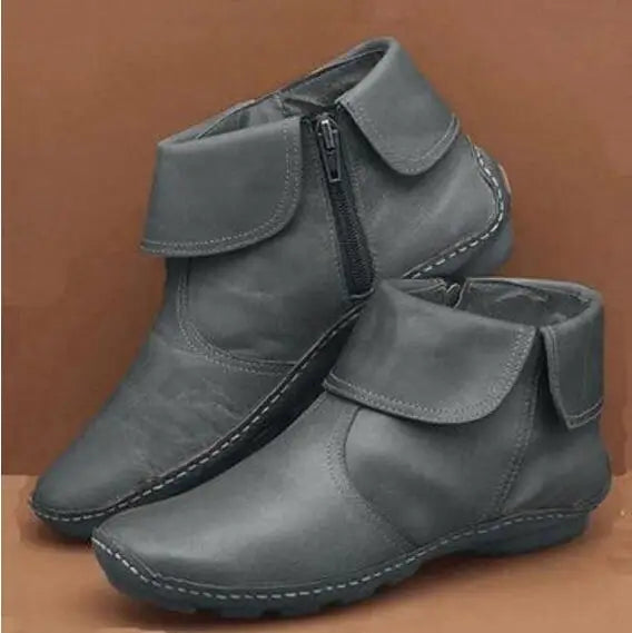 Charlotte | Refined Hand-Stitched Ankle Rain Boots