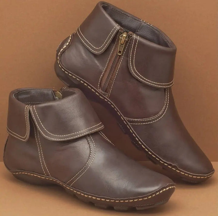 Charlotte | Refined Hand-Stitched Ankle Rain Boots