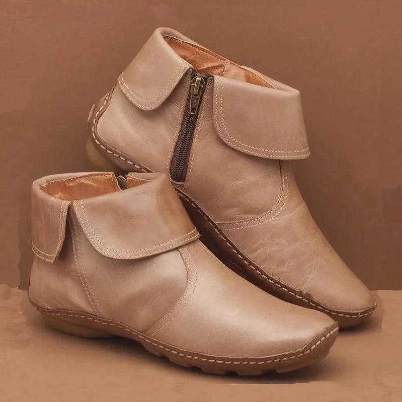 Charlotte | Refined Hand-Stitched Ankle Rain Boots