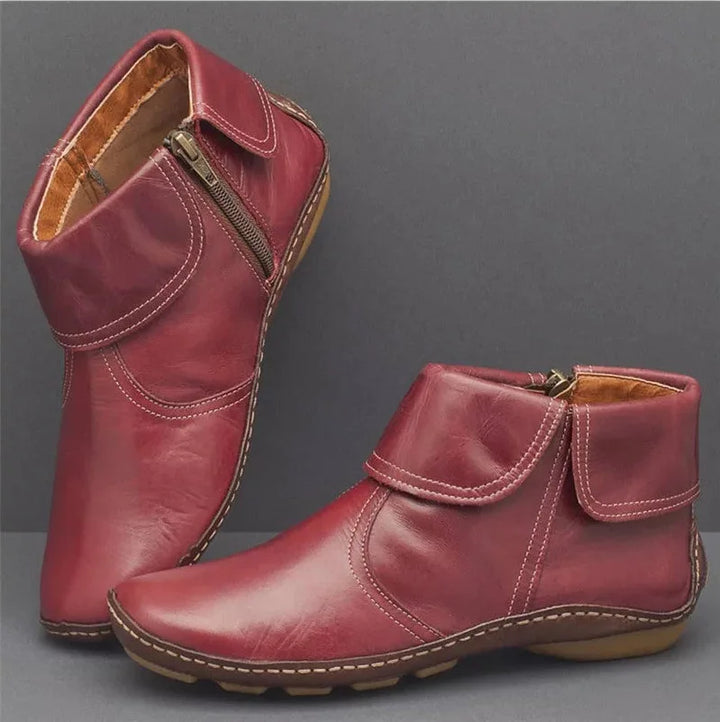 Charlotte | Refined Hand-Stitched Ankle Rain Boots