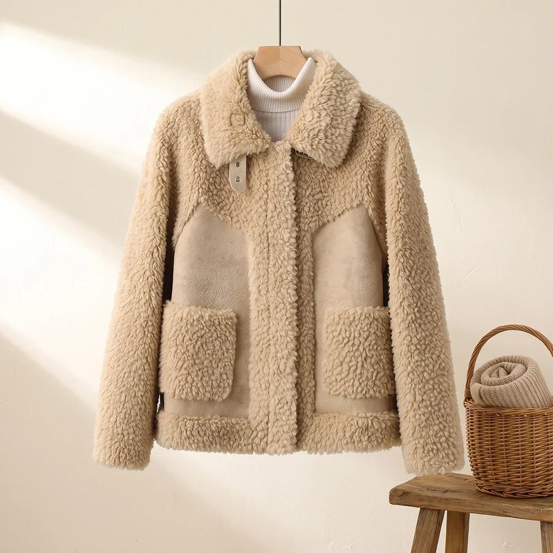 Charlotte | Stylish Boxy Sherpa Jacket Women