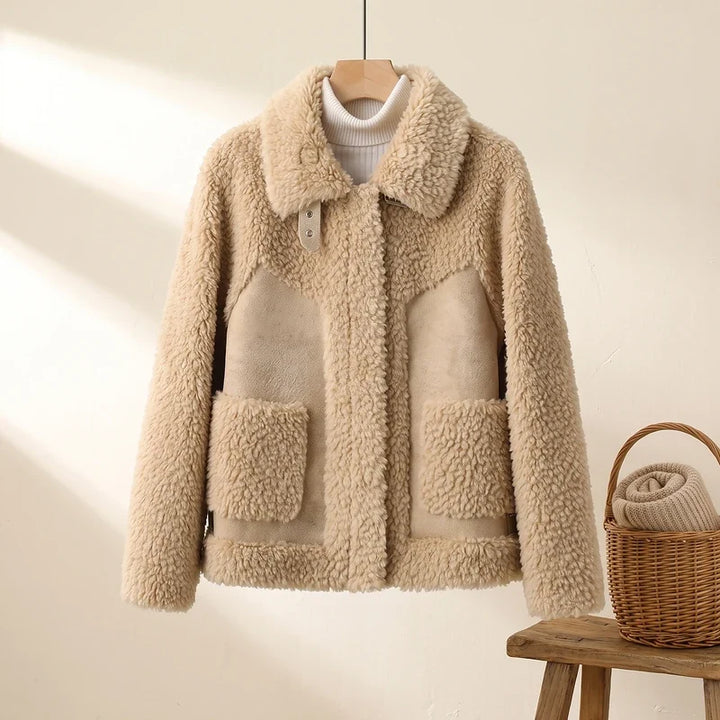 Charlotte | Stylish Boxy Sherpa Jacket Women
