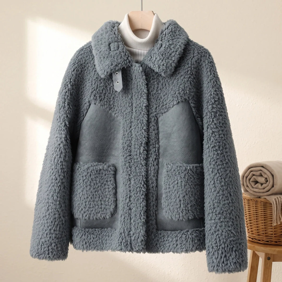 Charlotte | Stylish Boxy Sherpa Jacket Women
