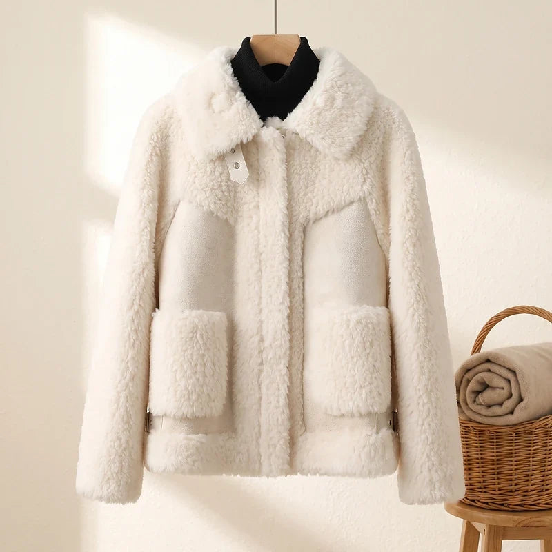 Charlotte | Stylish Boxy Sherpa Jacket Women