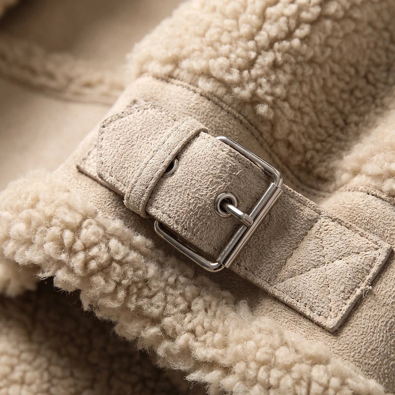 Charlotte | Stylish Boxy Sherpa Jacket Women