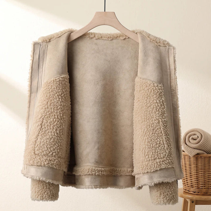 Charlotte | Stylish Boxy Sherpa Jacket Women