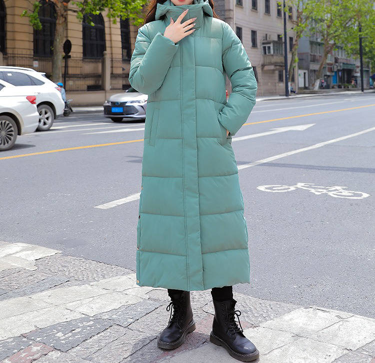 Cheryl | Sophisticated Long Puffer Jacket with Removable Hood