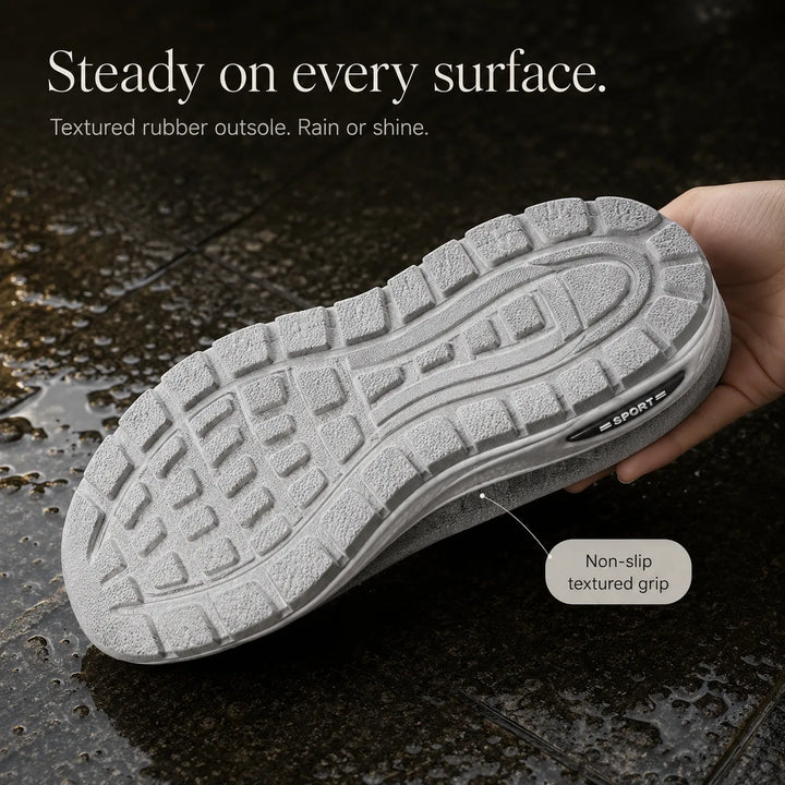 Christina | Knit Slip-On Supportive Walking Shoes