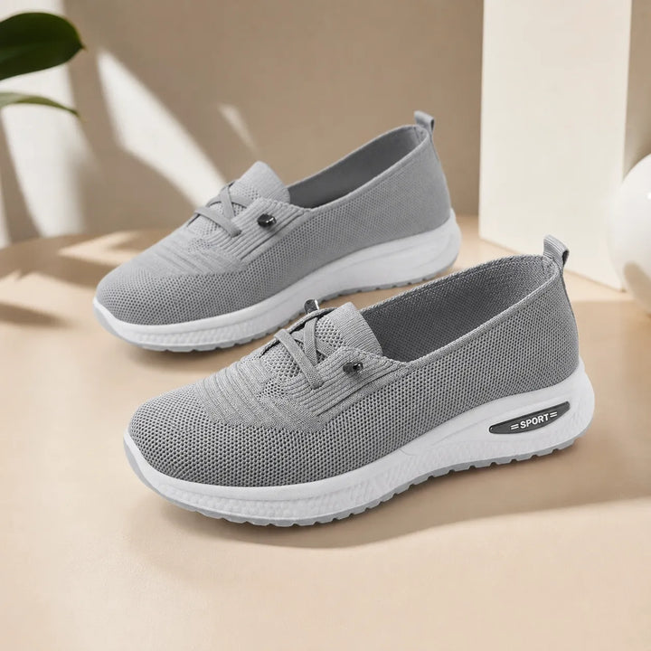 Christina | Knit Slip-On Supportive Walking Shoes