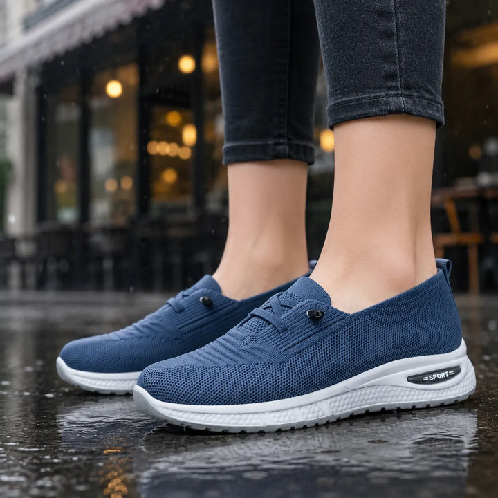 Christina | Knit Slip-On Supportive Walking Shoes