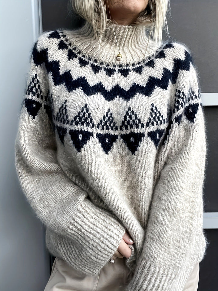 Christine | Stylish Fair Isle Knit Christmas Sweater Women
