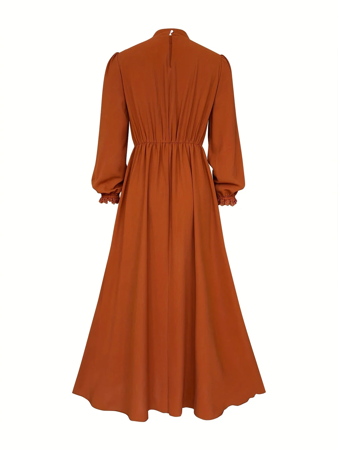 Cynthia | Elegant Belted Long Sleeve Christmas Dress