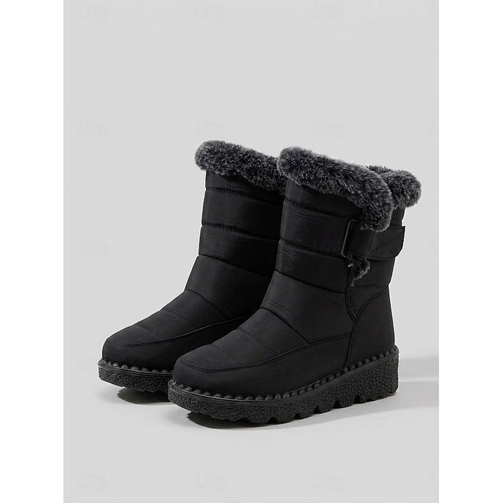 Deborah | Sophisticated Fur-Trimmed Winter Boots Women