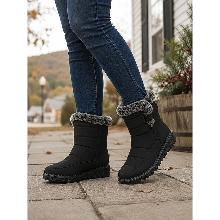 Deborah | Sophisticated Fur-Trimmed Winter Boots Women