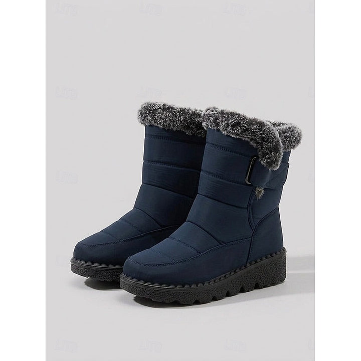 Deborah | Sophisticated Fur-Trimmed Winter Boots Women