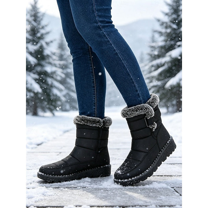 Deborah | Sophisticated Fur-Trimmed Winter Boots Women