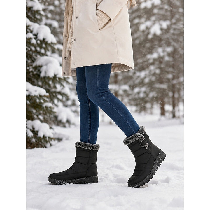 Deborah | Sophisticated Fur-Trimmed Winter Boots Women