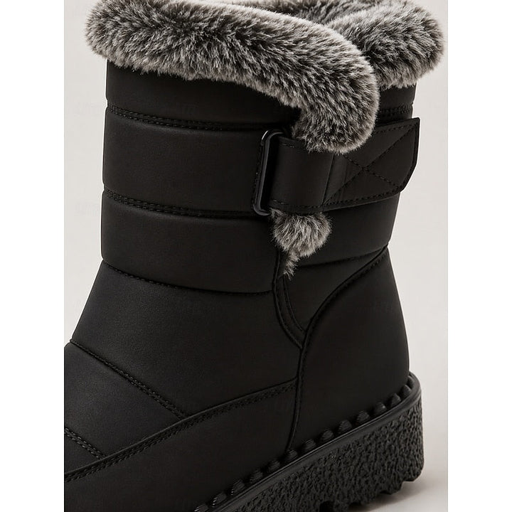 Deborah | Sophisticated Fur-Trimmed Winter Boots Women