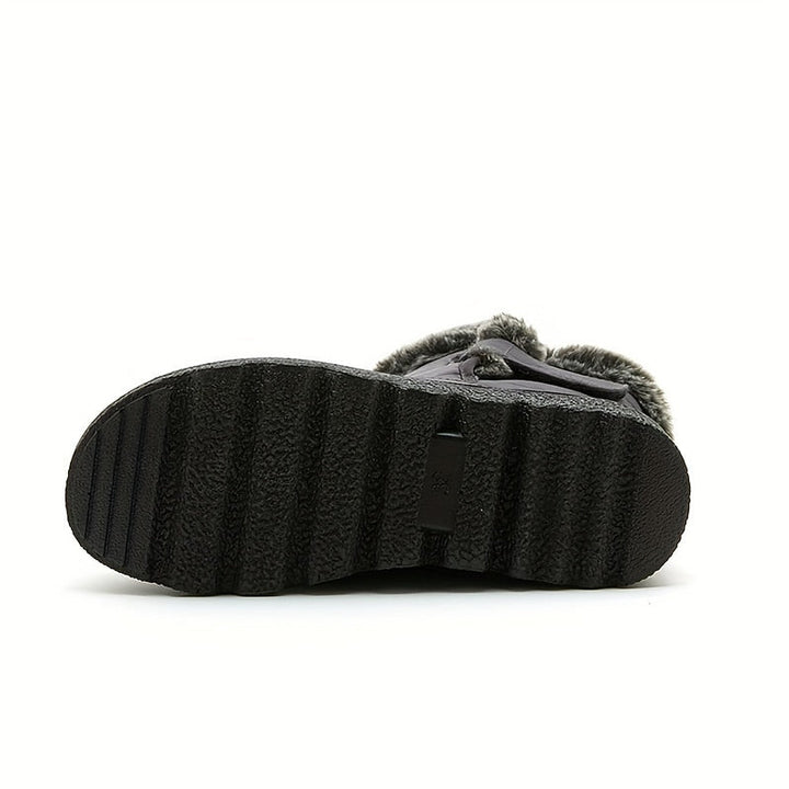 Deborah | Sophisticated Fur-Trimmed Winter Boots Women