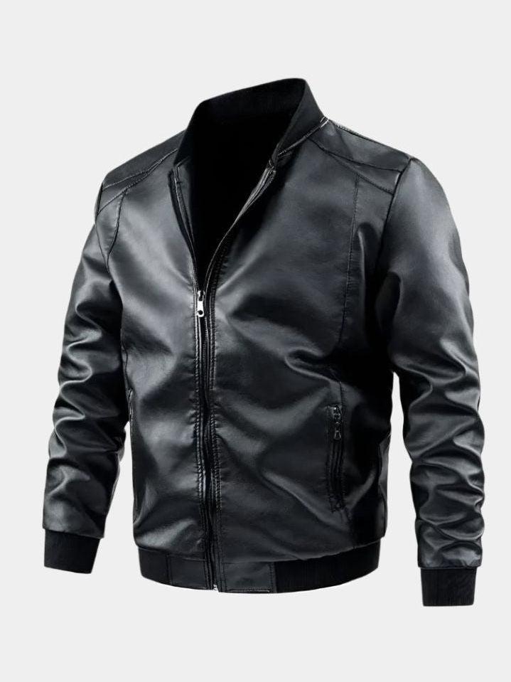 Dennis | Effortless Bomber Biker Leather Jacket