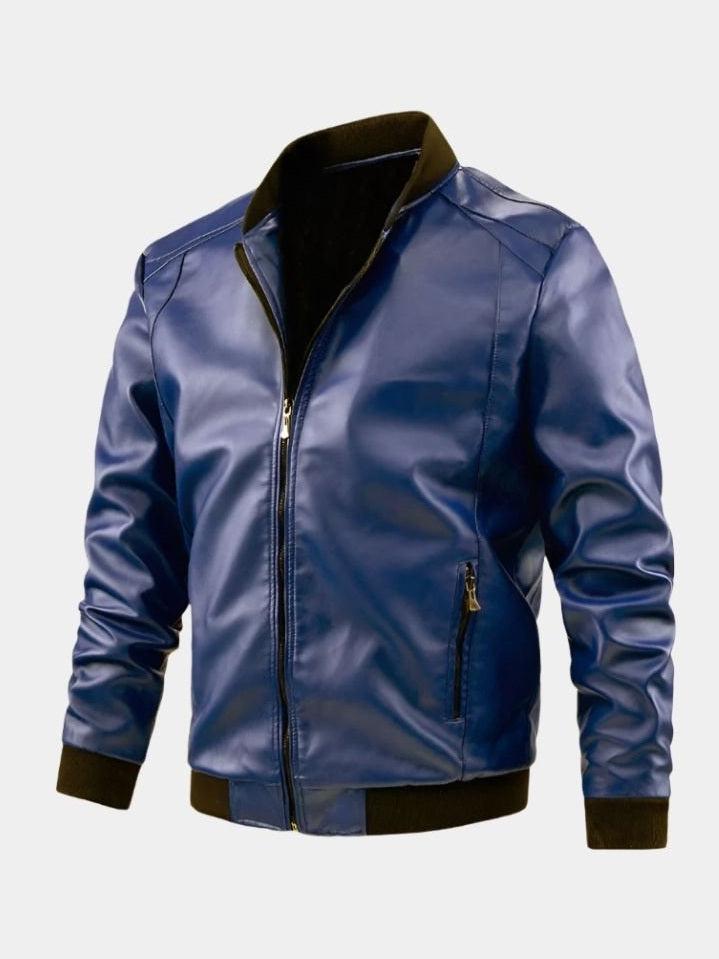 Dennis | Effortless Bomber Biker Leather Jacket